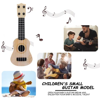 Детская классическая гитара-укулеле, легкая игрушка для раннего обучения, Маленькая гитара, принадлежности для вечеринок, регулируемые для детей, праздничные подарки 11