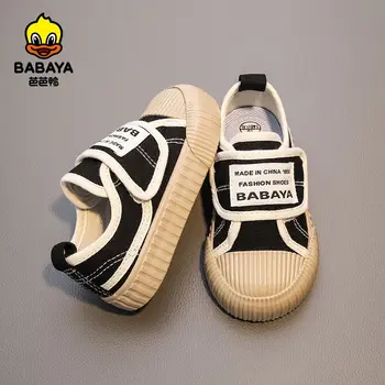 Детская парусиновая обувь Babaya, Мягкая детская повседневная обувь, осень 2023, Новая обувь для мальчиков, Дышащая детская обувь Sakte для маленьких девочек 6