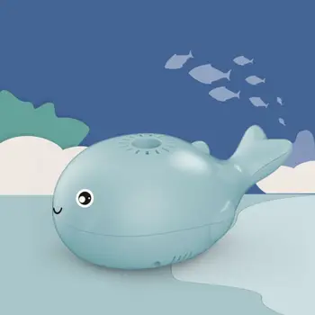 Детский электрический китовый вентилятор USB Ручной Портативный пластиковый плавающий шар, выдувающий игрушечную рыбку, перезаряжаемый на открытом воздухе 6