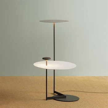 Дизайнерская настольная лампа в скандинавском минимализме, гостиная, журнальный столик, спальня, прикроватный вертикальный торшер 6