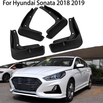 Для Hyundai Sonata 2018 2019 Автомобильное брызговиковое Противообрастающее переднее заднее крыло Аксессуары 13