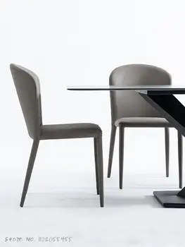 Домашний рабочий стул Скандинавский обеденный стол стул легкий роскошный обеденный стул современный минималистский стул для домашней косметики спинка табурета 2