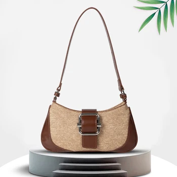 Женская мини-сумочка-клатч, прочная женская ретро-классическая сумка-тоут, устойчивая к царапинам, на молнии для повседневного отдыха 9