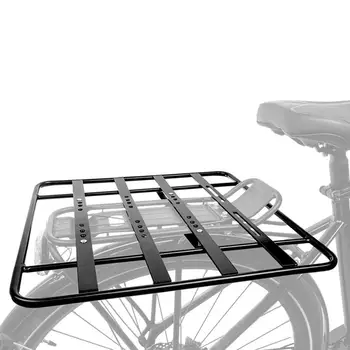 Задняя полка велосипеда Съемная опора для кемпинга на открытом воздухе Вес 30 кг Прочный в путешествии Простой в установке багажник для шоссейного велосипеда Задняя стойка 4
