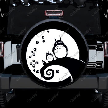Защитная крышка запасного колеса автомобиля японского аниме 