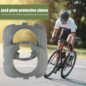 Защитный чехол для фиксатора педали велосипеда, Быстросъемный противоскользящий чехол для SpeedPlay Zero Aero, резиновый Защитный чехол для педали велосипеда 4