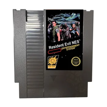 Игровой картридж Resident-Evil-NES с 72 контактами для 8-разрядных игровых консолей NES NTSC и PAl 4