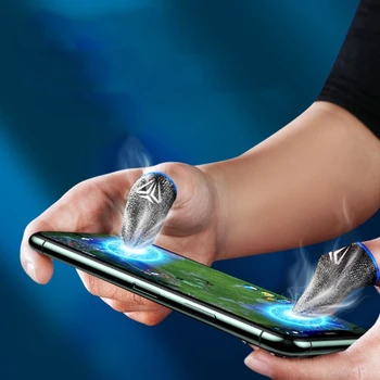 Игровой рукав для телефона, защищающий от пота Перчатки для мобильных игр, игровой рукав для большого пальца 13
