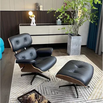 Изготовленные на заказ стулья, приставные диваны, стулы для балкона, гостиной, офиса, дизайнерские кресла eames, удобные шезлонги из гостиничной кожи 10