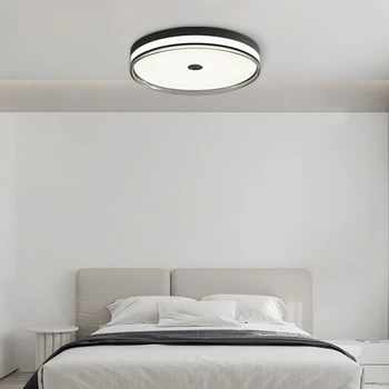 Итальянская роскошная лампа, полностью медная, минималистичный светильник в спальне, потолочный светильник, простая современная лампа для главной спальни. 11