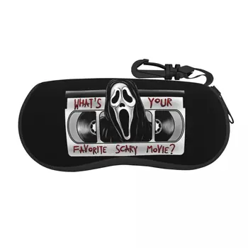 Какой ваш любимый футляр для очков из фильмов ужасов, Женские Мужские мягкие Солнцезащитные очки Halloween Scream Ghost, Защитная коробка 6