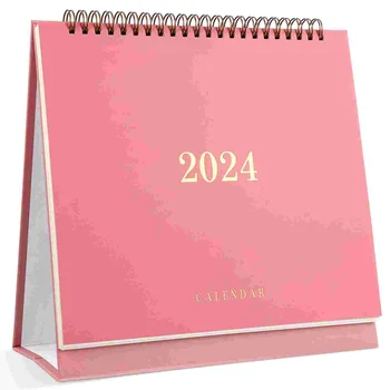 Календарь, планировщик на 2024 год, Ежемесячное планирование, таблица сделанных заказов, Бумажный стол, рабочий стол в офисе 7