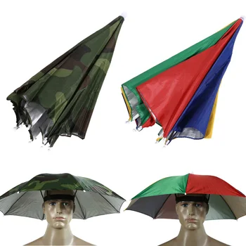 Кепки для рыбалки с защитой от ультрафиолета, Переносной зонтик от дождя, Складная уличная шляпа для рыбалки, Водонепроницаемые головные уборы, кепки для пляжа