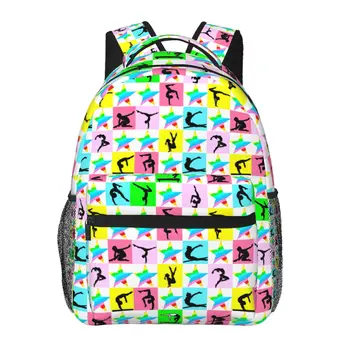 Классический Базовый школьный рюкзак Fierce Gymnast, повседневный рюкзак, офисный рюкзак для мужчин и женщин 3