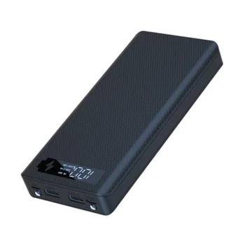 Коробка для зарядного устройства 8X18650, держатель Power Bank, корпус DIY, коробка для хранения аккумуляторов с двумя USB 18650, стандартная зарядка черного цвета 5