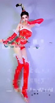 Костюм Бар Ночной клуб Boom Prop Сексуальная атмосфера gogo Танцевальный костюм Красоты Interactive ds 13