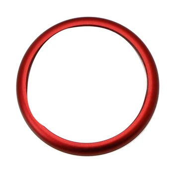 Красное алюминиевое кольцо для центральной консоли мультимедийного контроллера iDrive, кольцо для ручки для BMW 1 2 3 4 5 6 7 серии X3 X4 X5 X6 4
