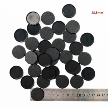 Круглые пластиковые подставки диаметром 28,5 мм для военных игр и игровых миниатюр 5