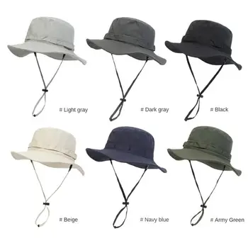 Летняя ковбойская мужская ковбойская шляпа для рыбалки на открытом воздухе, пеших прогулок, пляжных шляп, сетчатая Дышащая Солнцезащитная кепка для альпинизма 15