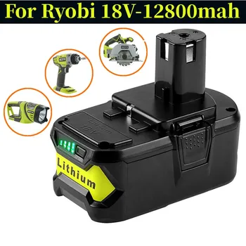 Литий-Ионный Аккумулятор Высокой емкости 18V 28000mAh для Ryobi Hot P108 RB18L40 Аккумуляторная Батарея Для Электроинструмента Ryobi ONE