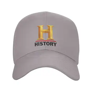 Логотип History Channel С Печатным Графическим Логотипом бренда Высококачественная Джинсовая кепка Вязаная шапка Бейсболка 3
