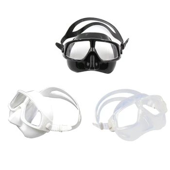 Маска для подводного плавания с регулируемым ремешком, удобная маска для подводного плавания с широким обзором, Подарочный челнок 6