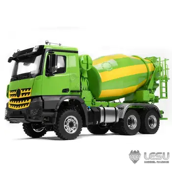 Металлическая игрушка-модель грузовика 1/14 6*6 Проект автобетоносмесителя 3348 field snail LESU Tamiya 7