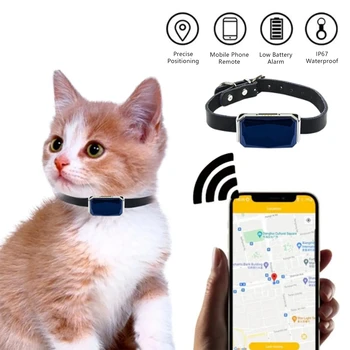 Мини-GPS-Трекер для Домашних Животных с Ошейником, Собака, GPS-Локатор, GPS для Кошки, Отслеживание в Реальном Времени, Анти-Потерянное Бесплатное приложение, Платформа Для Отслеживания Велосипедов, GPS-Отслеживание 12