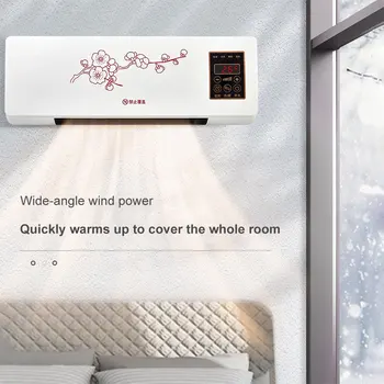 Мини-кондиционер холодного воздуха с сенсорным экраном, настенный обогреватель с регулировкой 16-40 градусов для общежития / спальни / ванной комнаты /кухни 11