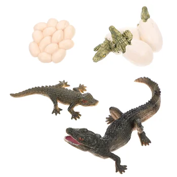 Модель цикла роста животного раннего образования Фигурка крокодила Детская игрушка в виде живой фигурки 5