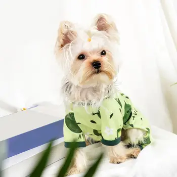Модная одежда для собак, удобные милые пижамы для собак, дышащие комбинезоны для маленьких собак, для чихуахуа, йорков, одежда для домашних животных, одежда для собак