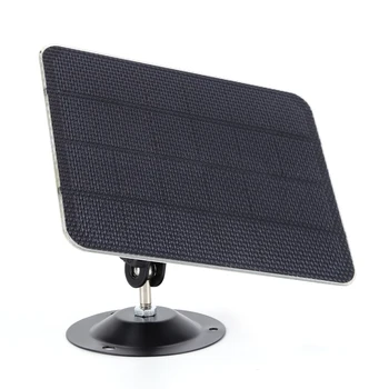Монокристаллическое Зарядное Устройство Для Солнечной Панели 3W 5V Источник Питания Портативная Солнечная Панель Настенного Крепления IPX6 для Беспроводной Наружной Камеры Безопасности 12