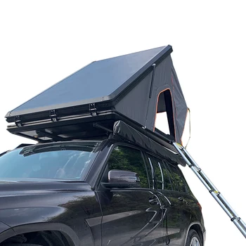 Наружная водонепроницаемая автоматическая палатка на крыше Triangle для кемпинга автомобиля на 1-2 человека 7