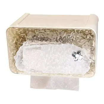 Настенная коробка для туалетных принадлежностей, Многоцелевая водонепроницаемая пластиковая коробка для туалетных принадлежностей, Настольная коробка для салфеток, держатель для бумажных полотенец, диспенсер