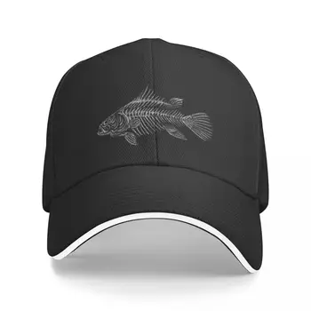 Новая бейсбольная кепка с костяным скелетом рыбы и рыбьей костью, тепловой козырек, кепка на заказ, женская пляжная кепка, мужская 10
