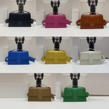 Новая брендовая дизайнерская женская осенняя винтажная простая универсальная кожаная сумка с небольшим дизайном INS, сумка через плечо, подмышечная сумка 1