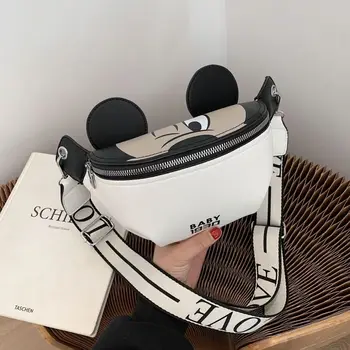 Новая сумка Disney cute Mickey mouselady, женская сумка через плечо, поясная сумка minne, нагрудная сумка 6
