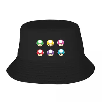 Новая шляпа-ведро с цветными грибами, военная тактическая кепка, изготовленные на заказ шляпы, походная шляпа, мужская и женская шляпа 4