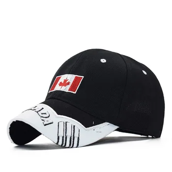 Новые бейсболки с вышивкой канадского кленового листа для мужчин, весенние модные мужские бейсболки Kpop с козырьком, хлопковая кепка для гольфа Vantage, мужская кепка для гольфа 2