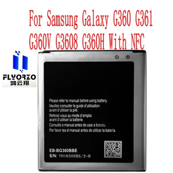 Новый Высококачественный Аккумулятор 2000mAh EB-BG360BBE Для Samsung Galaxy G360 G361 G360V G3608 G360H С Мобильным Телефоном NFC 6