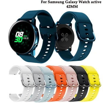 Новый силиконовый ремешок 20 мм, оригинальный спортивный ремешок для смарт-часов SG2 Q16 для Samsung Galaxy Watch GT2, сменный ремешок 4