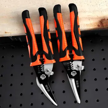 Ножницы для листового железа, многофункциональные тонкие авиационные ножницы, встроенные легкие стальные килевые ножницы, Тонкие ножницы для проволоки из железной сетки.