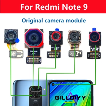 Оригинал Для Xiaomi Redmi Note 9 Note9 Задняя Камера Задняя Основная Широкая Передняя Глубина Обзора Селфи Модуль Макро Камеры Запчасти Гибкий Кабель 7