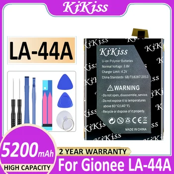 Оригинальный аккумулятор KiKiss LA-44A 5200 мАч для мобильного телефона Gionee LA44A Bateria 5