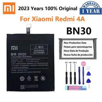 Оригинальный аккумулятор Xiao Mi BN30 для Xiaomi Redmi 4A Mi4A M4A, высококачественные сменные батареи для телефона емкостью 3120 мАч. 1
