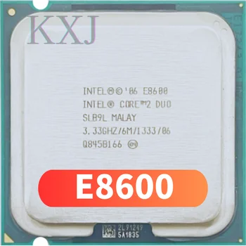 Оригинальный процессор Intel CPU CORE 2 DUO E8600 с частотой 3,33 ГГц / 6 М / 1333 МГц с Двухъядерным разъемом 77 также продается e8400 e8500 7