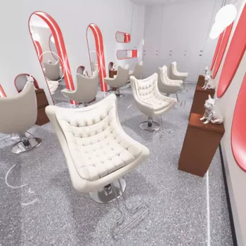 Парикмахерские стулья Модные и минималистичные Парикмахерские стулья Специально разработаны для глажки и окрашивания Табуретки для стрижки 2