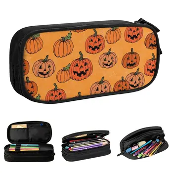 Пеналы The Pumpkin Patch на Хэллоуин Или День Благодарения, креативная коробка для ручек, сумки для карандашей, Студенческие Большие офисные Подарочные пеналы для карандашей 8