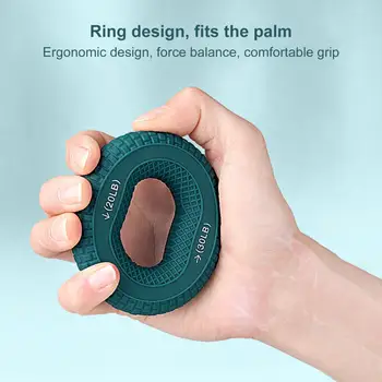 Полезное кольцо для захвата пальцев, компактный Размер, усиливающий захват, 5 цветов, тяжелый захват, тренажер для пальцев рук 1