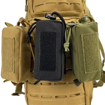 Портативная маленькая тактическая поясная сумка, кошелек, карта, ключница, мешочек для денег, поясная сумка, военная многофункциональная охотничья сумка EDC 10